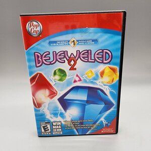 Bejeweled 2 PC/Mac CD-ROM Puzzle Game by PopCap, Complete, Tested, Excellent